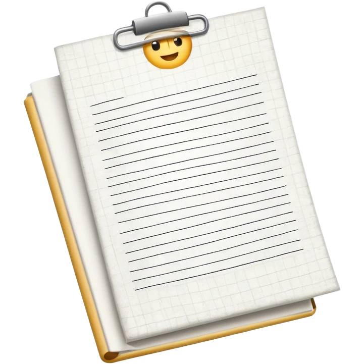 exam paper emoji