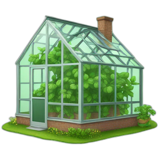 Green house emoji