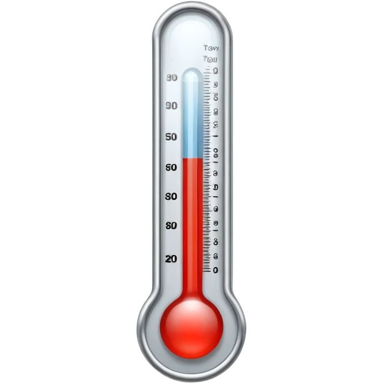Medical Thermometer for measuring people's temperature emoji
