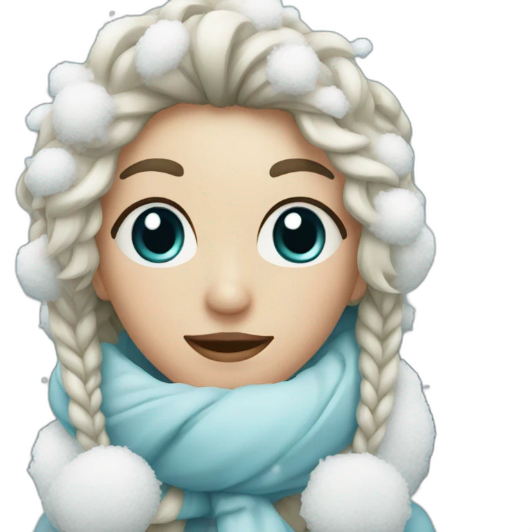 copos de nieve emoji