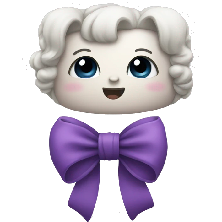 Cute bow emoji