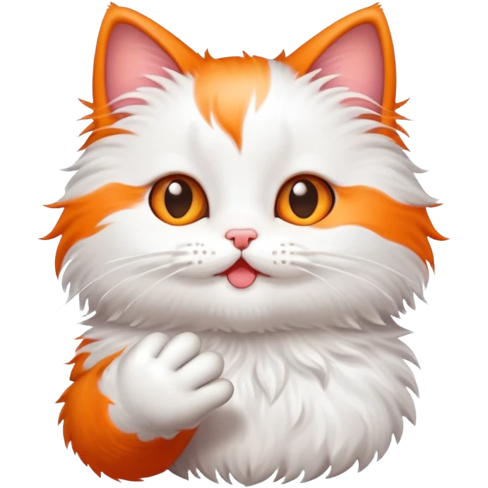 Finger kitty emoji