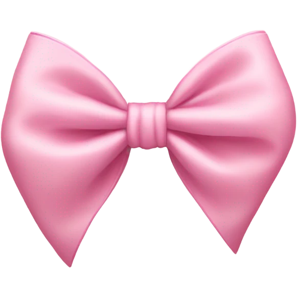 Baby pink bow emoji