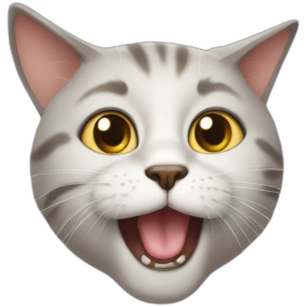 Silly cat emoji