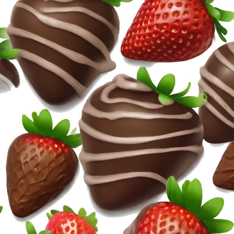 chocolate-covered strawberries chocolate-covered strawberries chocolate-covered strawberries emoji