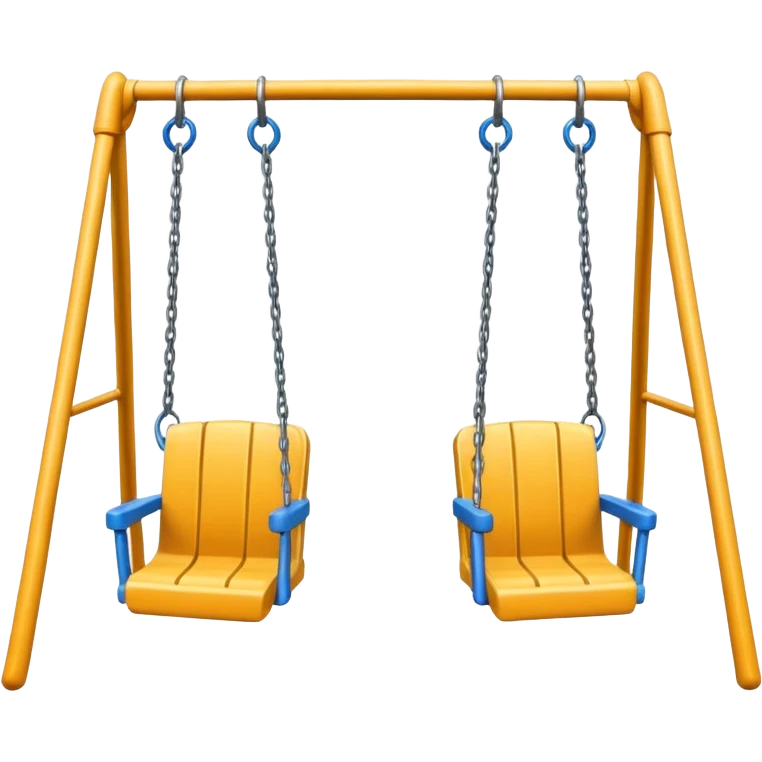 2 swings with no one on it emoji
