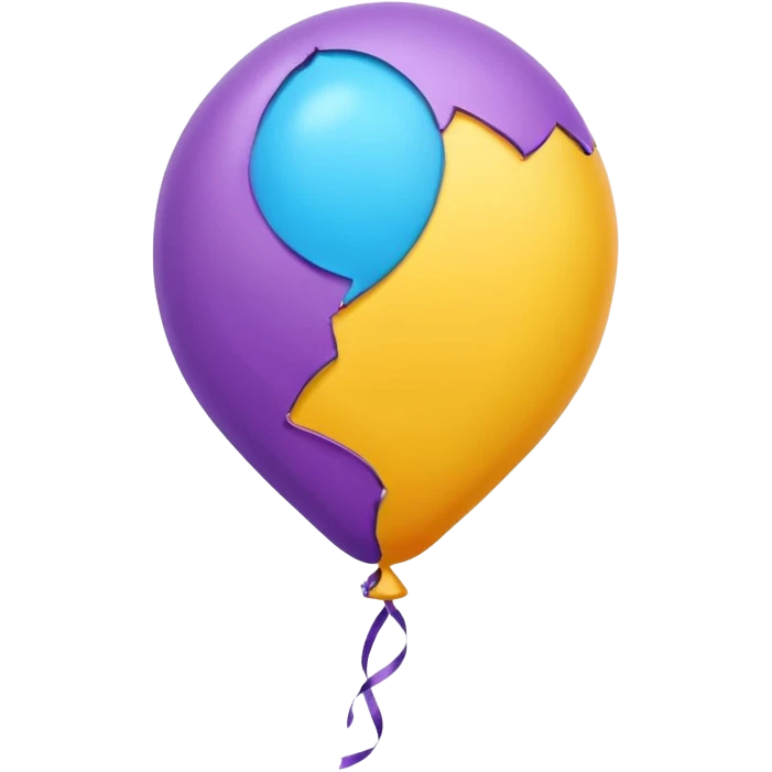 Popped balloon emoji