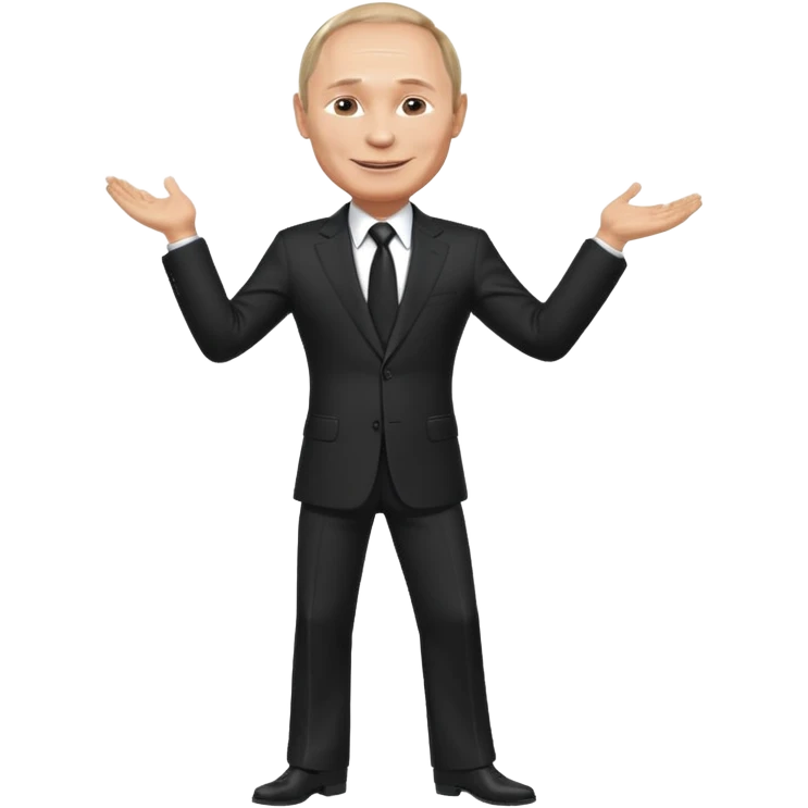 путин в стиле шарж в полный рост  emoji
