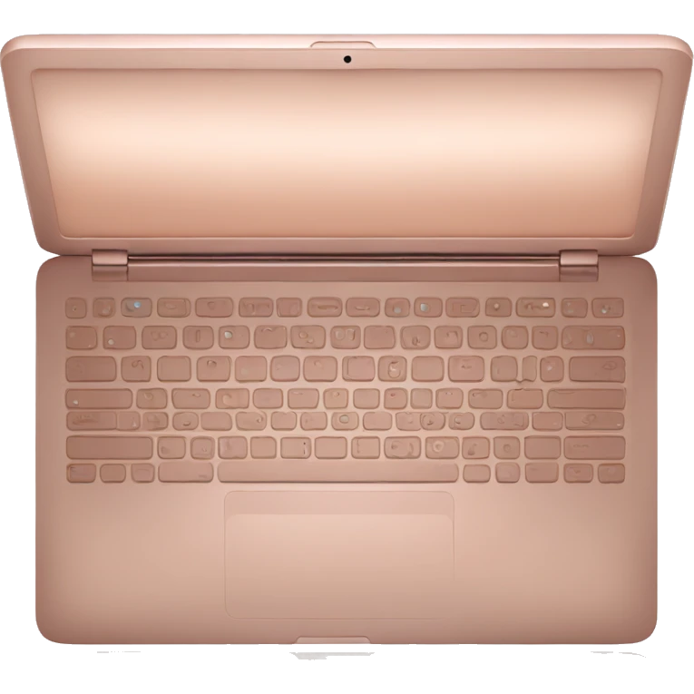 Rose gold laptop emoji