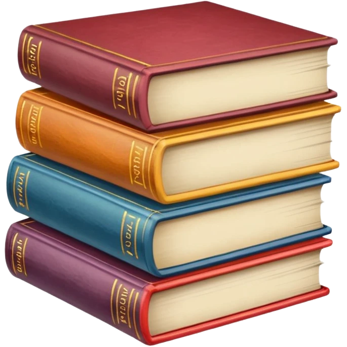 libros coloridos emoji