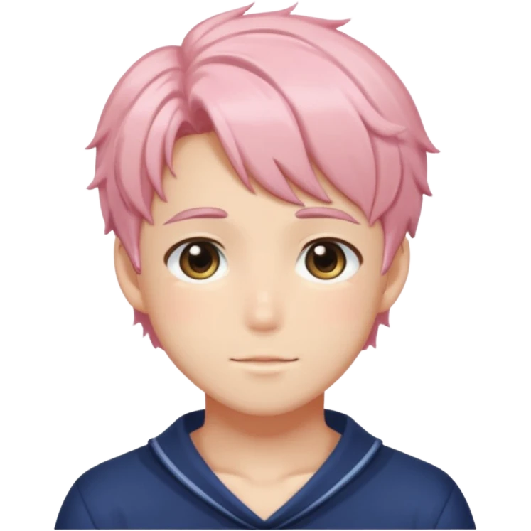 Shiny Blushing Cute Sexy Handsome Shoujo Anime Guy Trending Style Cottagecore  emoji