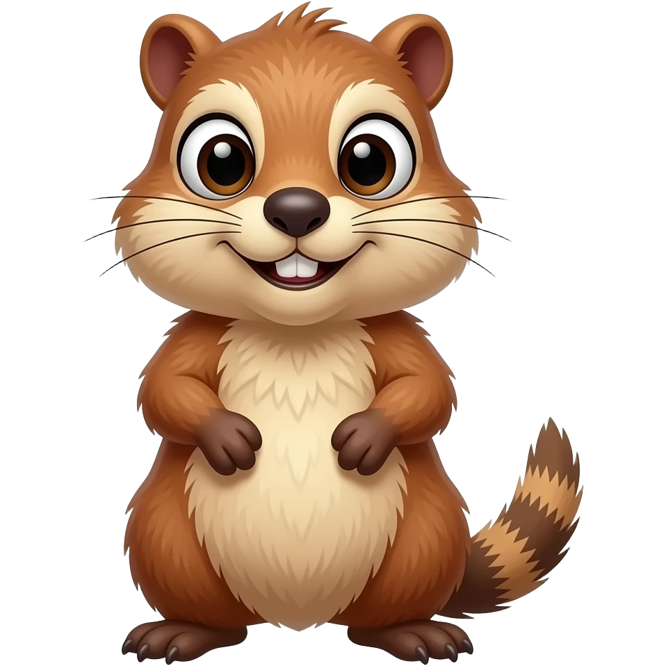 Marmotte crazy emoji