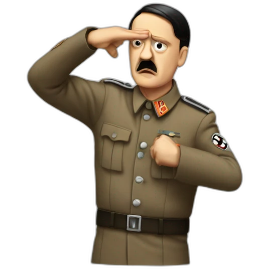 Hitler dab emoji