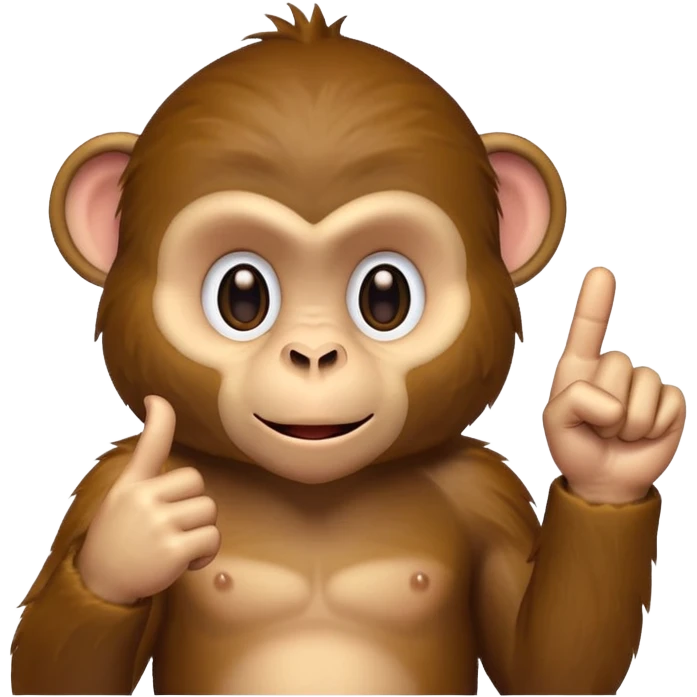 monkey flipping me off emoji
