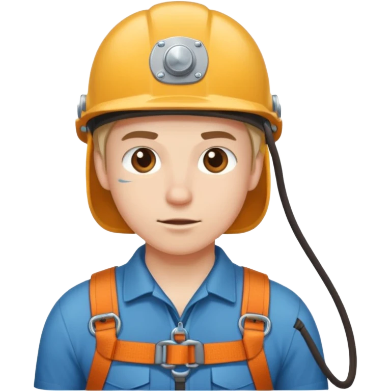 belayer with harness emoji