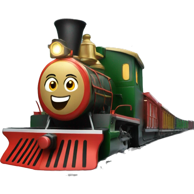 christmas train emoji