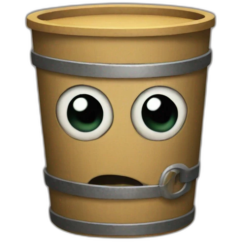 code of trash emoji
