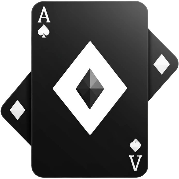 3d diamond shape matte black. diamond shape like on a playing card emoji