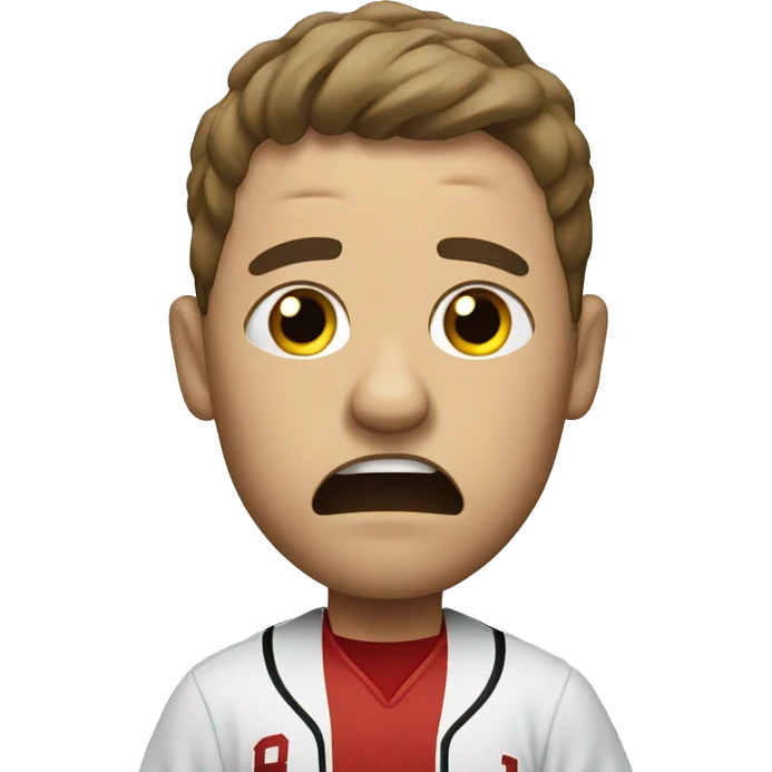 frustrated sports fan emoji