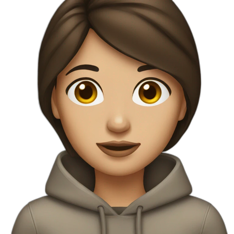 brunette-woman emoji