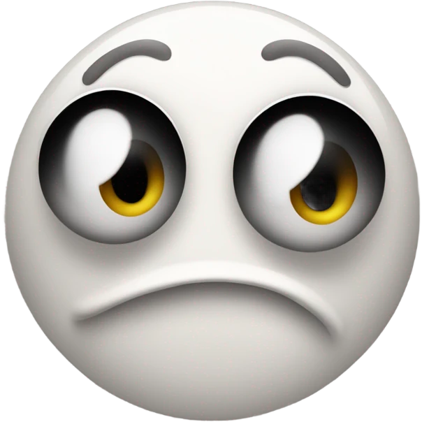 person drooling and looking at something with googly eyes emoji