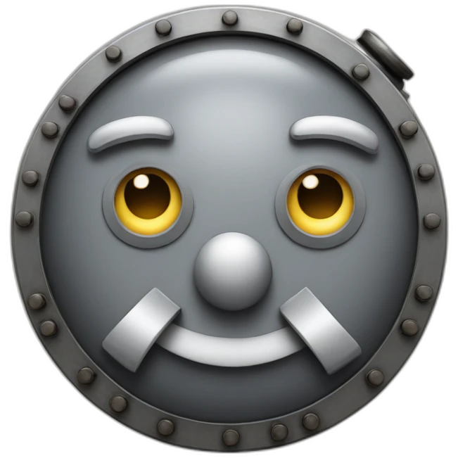 Thomas the steam engine's face emoji