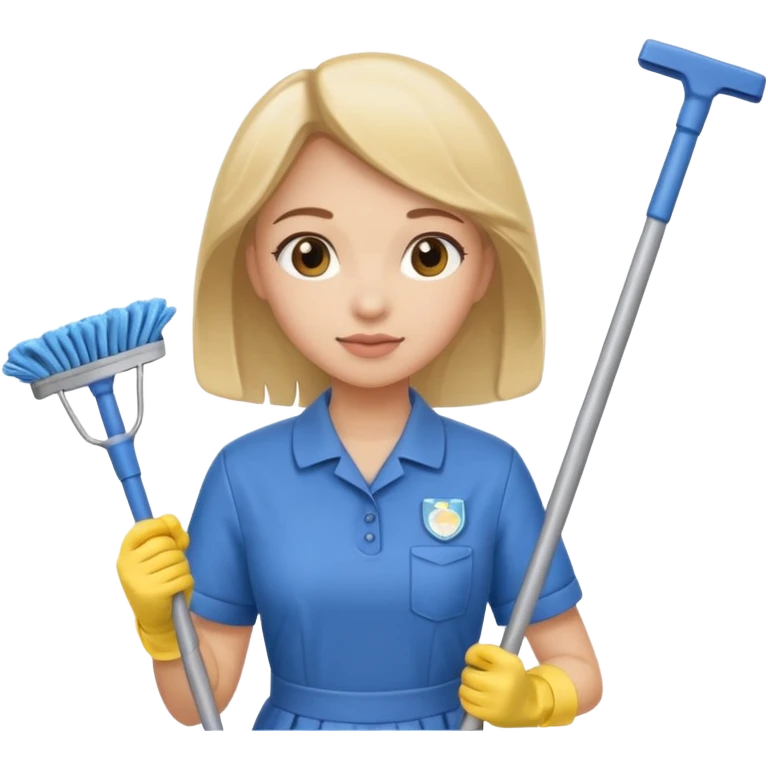 cleaning girl emoji