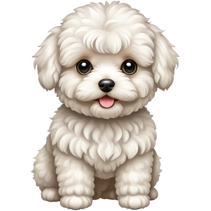 white maltipoo emoji