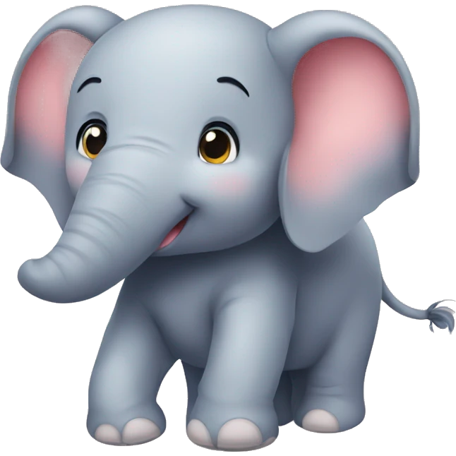 Cute elephant  emoji