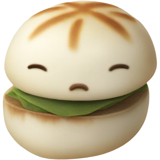 Steamed bun emoji