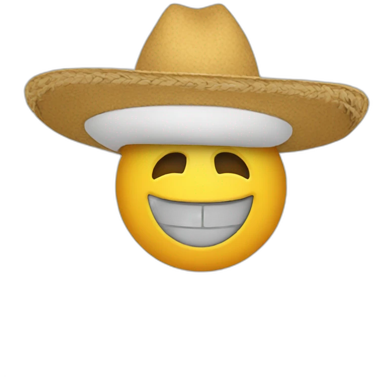 Emojis  con sombrero emoji