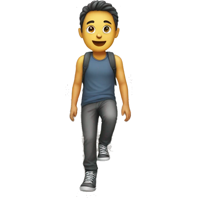 steps, realistic emoji