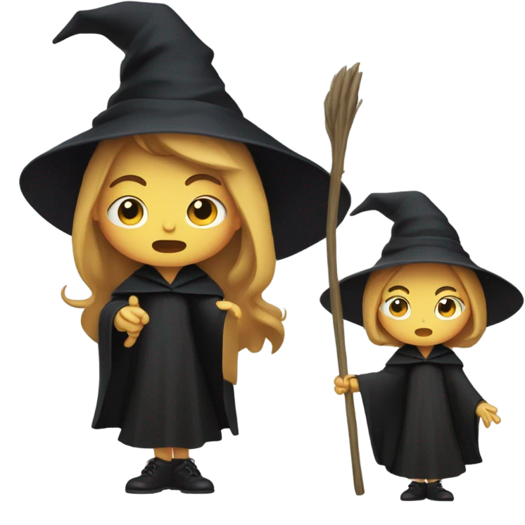 witch shrugs emoji