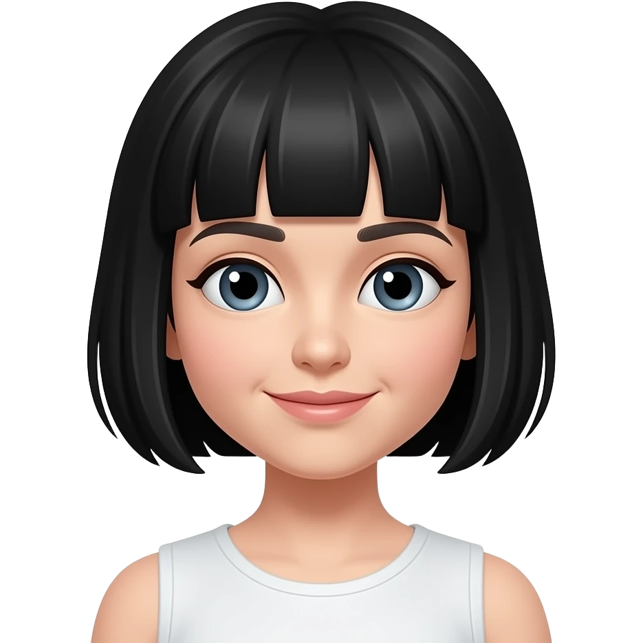 Mete o cabelo pequeno como de negro. emoji