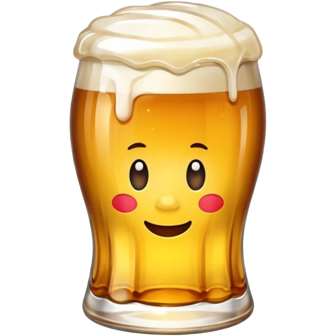 Beer candy emoji