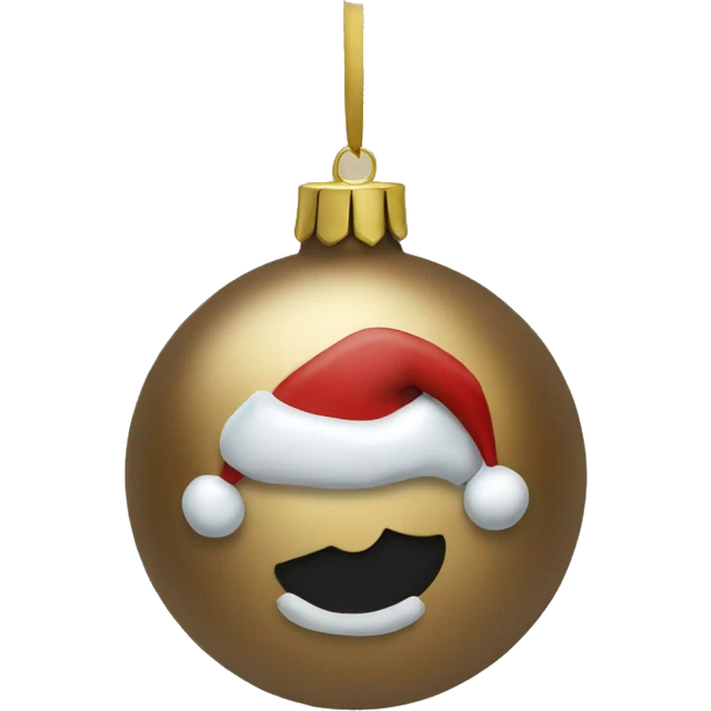 Christmas ornament emoji