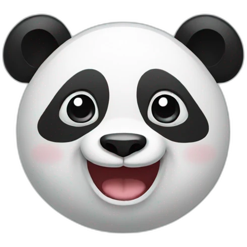 happy panda emoji
