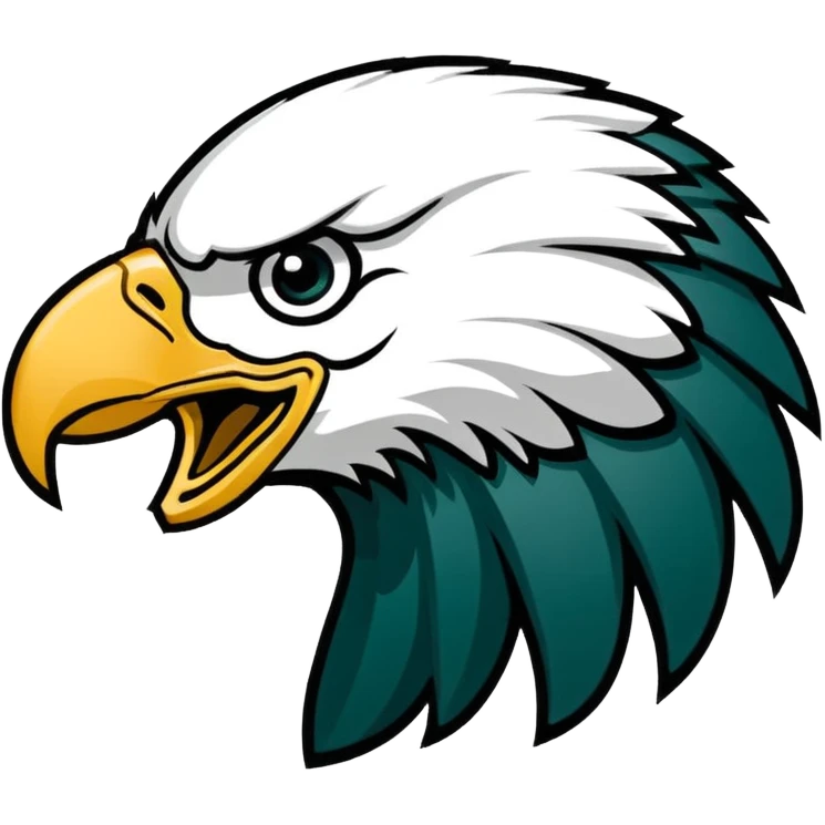 Philidelphia Eagles Logo American football emoji