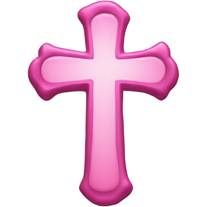 Pink cross  emoji
