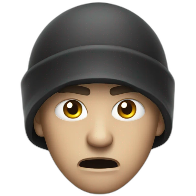 Angry Burglar emoji