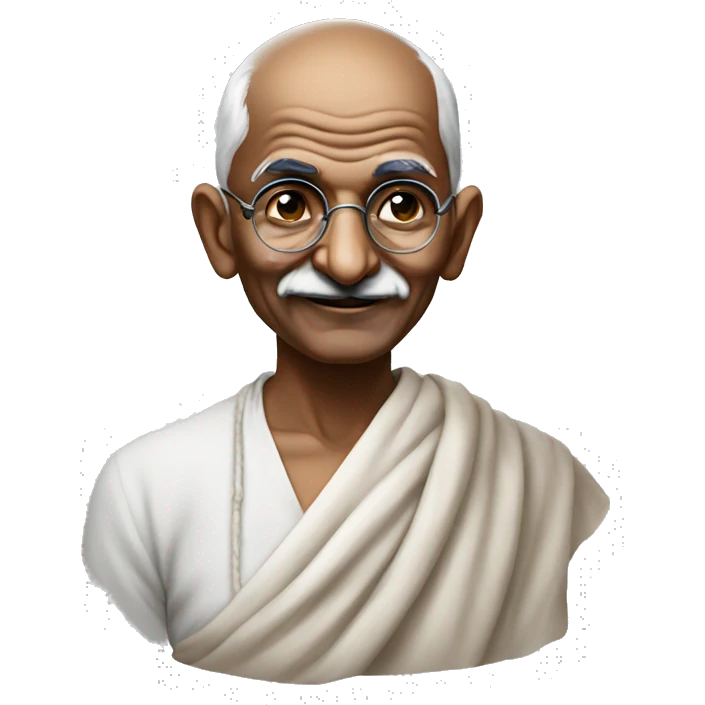 mahatma gandhi emoji