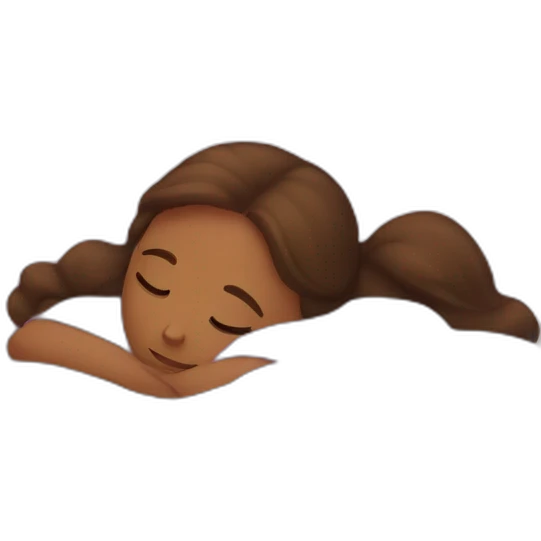 girl napping emoji