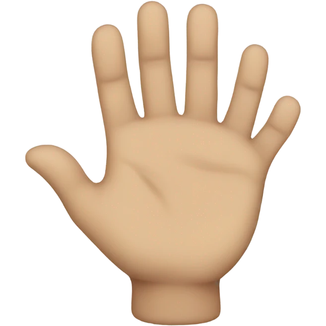 empty hands emoji