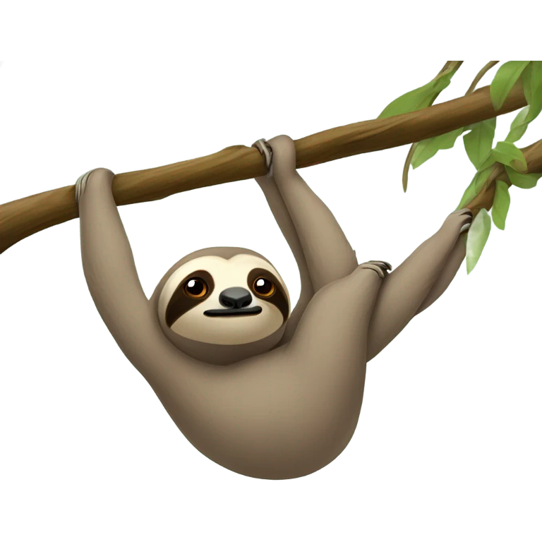 sad sloth emoji
