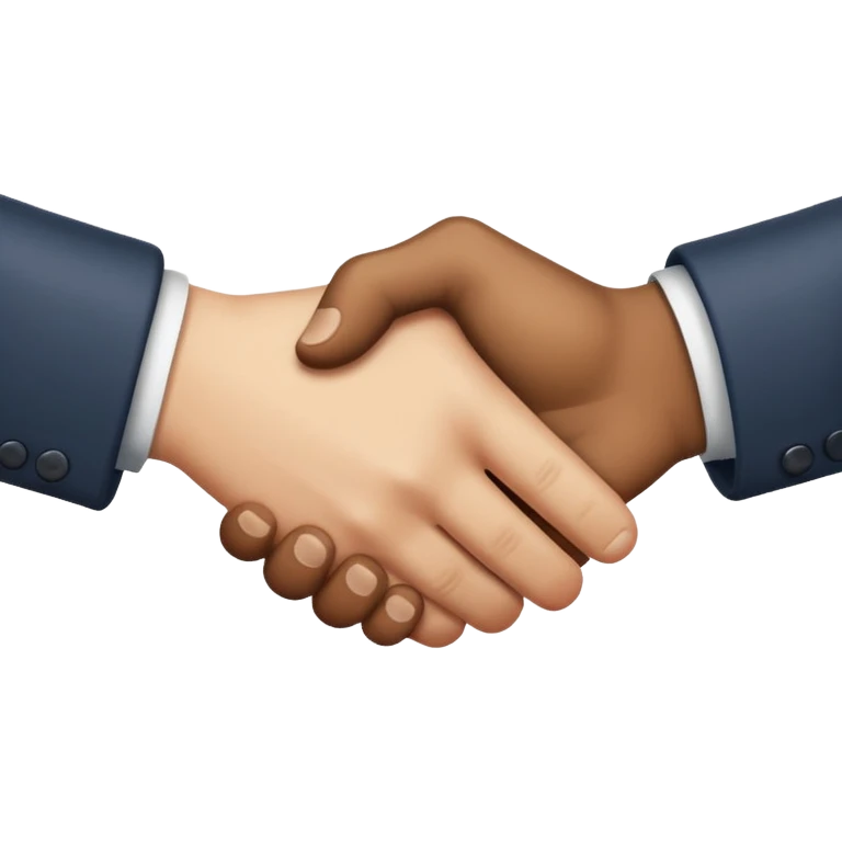 saludar de mano emoji