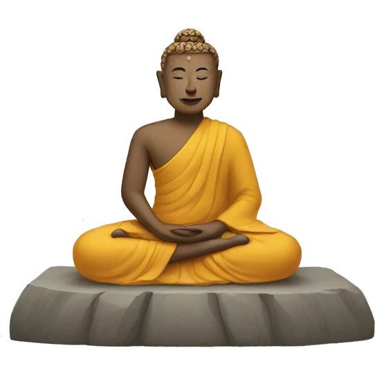 Buddha working emoji