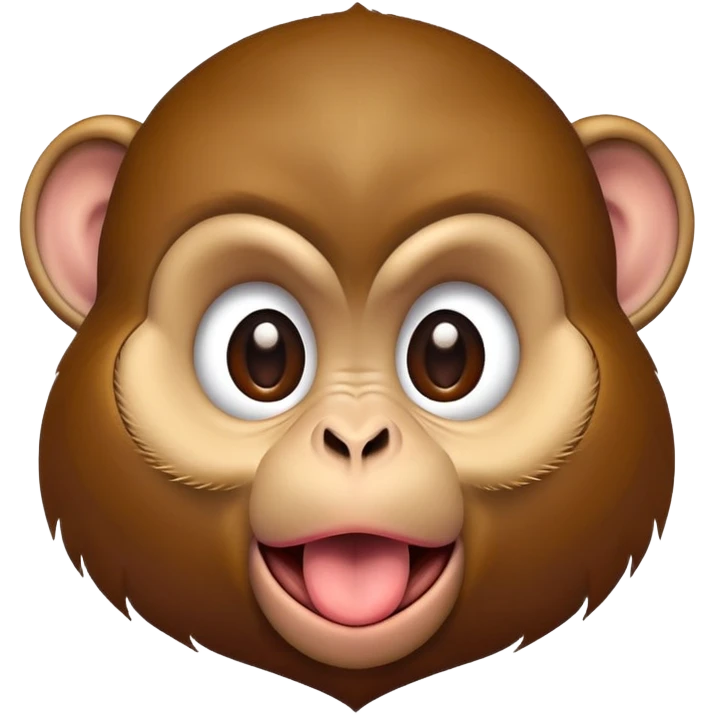 Monkey sticking its tongue out  emoji