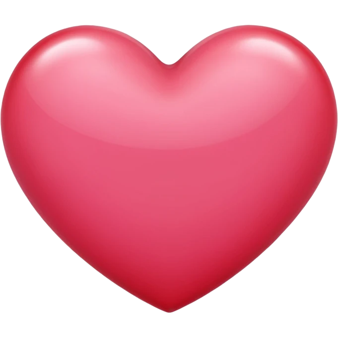 pinkish red heart emoji