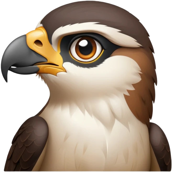 cinematic-noble-peregrin-falcon-portrait-emoji,-poised-and-majestic,-with-a-streamlined,-muscular-build,-a-sharply-hooked-beak,-and-intense,-piercing-eyes-that-exude-focus-and-speed,-simplified-yet-sharp-and-sophisticated-features emoji