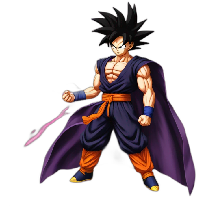 Goku black ssj rose qui rigole emoji